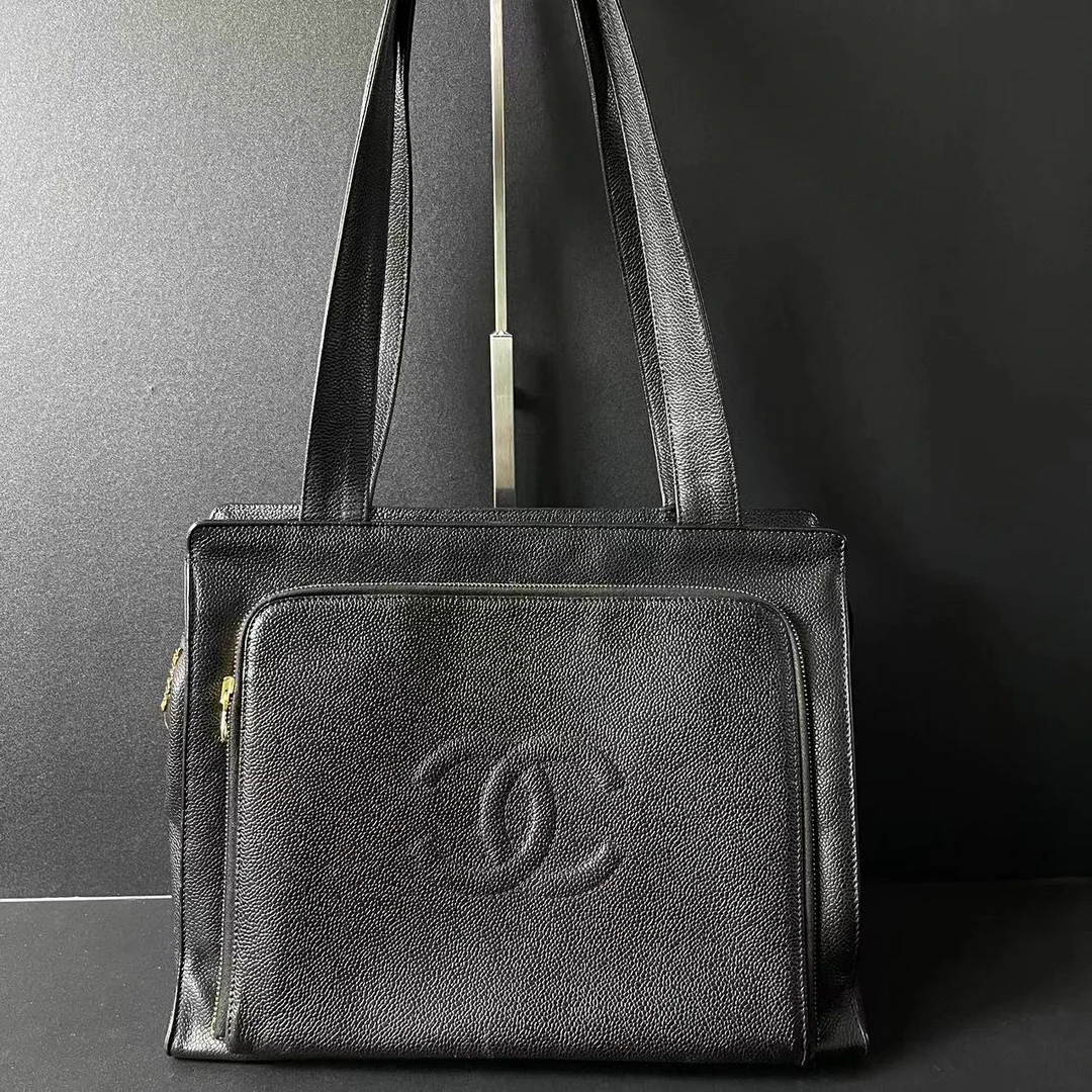 95新 Chanel/香奈儿 捐金沉珠/CHANEL/香奈儿/黑色托特