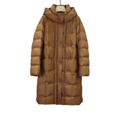 【吴姐定制】CSM-RD333纯色简约白鸭绒羽绒服