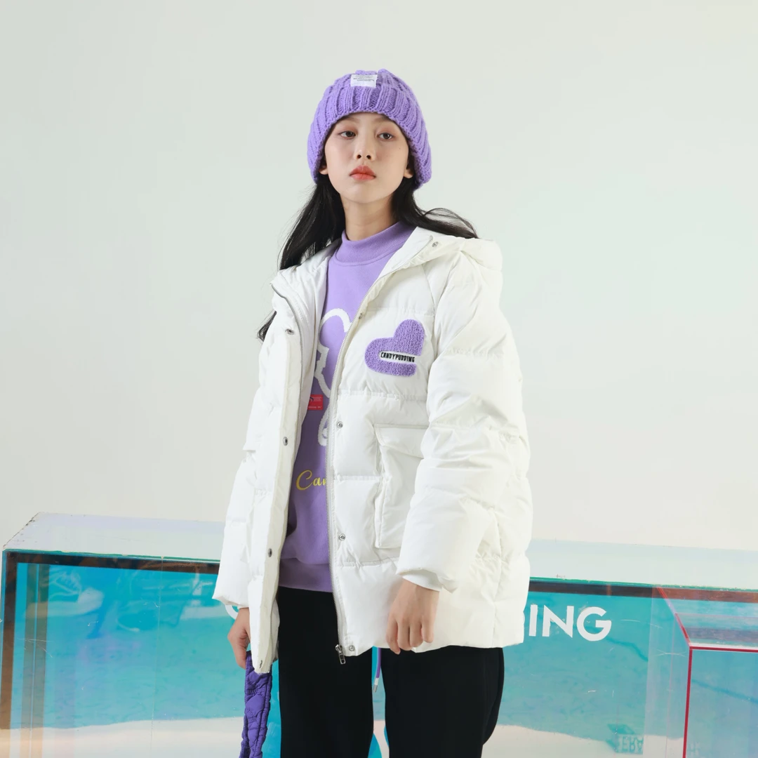 523219291女童冬季连帽羽绒服（YIHAO）