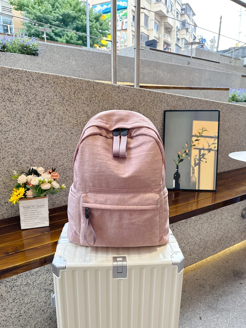 【吴姐定制】2116-1 简约百搭韩版登山旅行双肩包