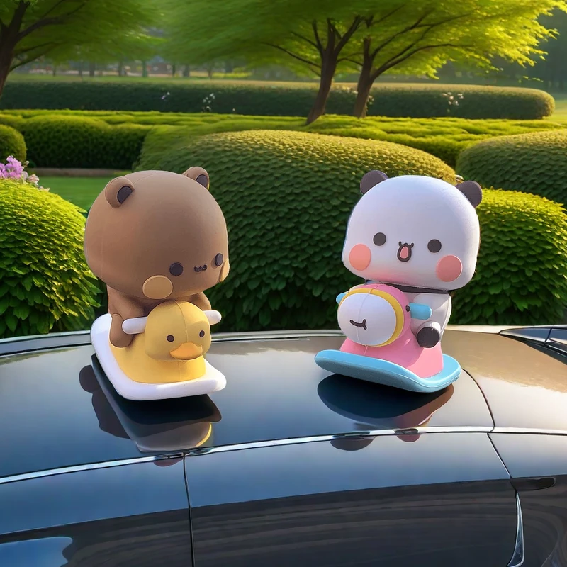 晒豆一二布布手办车载潮玩玩偶可爱女孩生日礼物桌面摆件装饰品