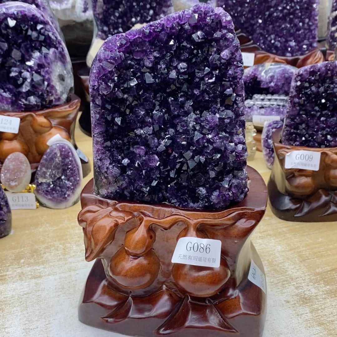 紫晶大型摆件(非配饰)未镶嵌