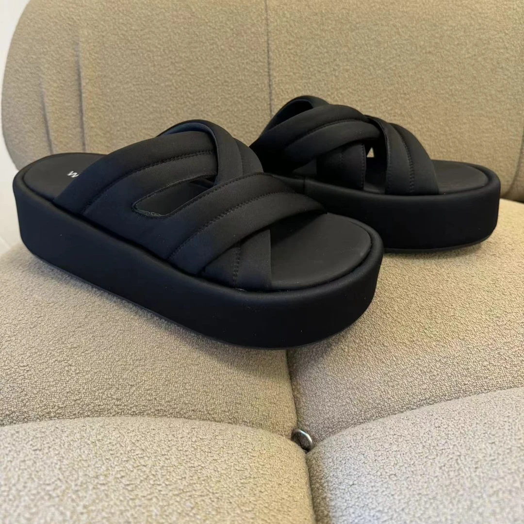 (清货福利NO退换）时尚休闲 外穿交叉一字拖鞋 U86