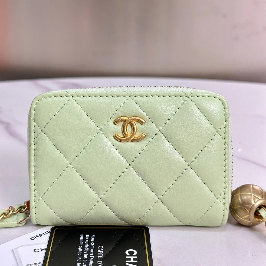箱包/单肩包 香奈儿Chanel 22c金球卡包链条包单肩斜