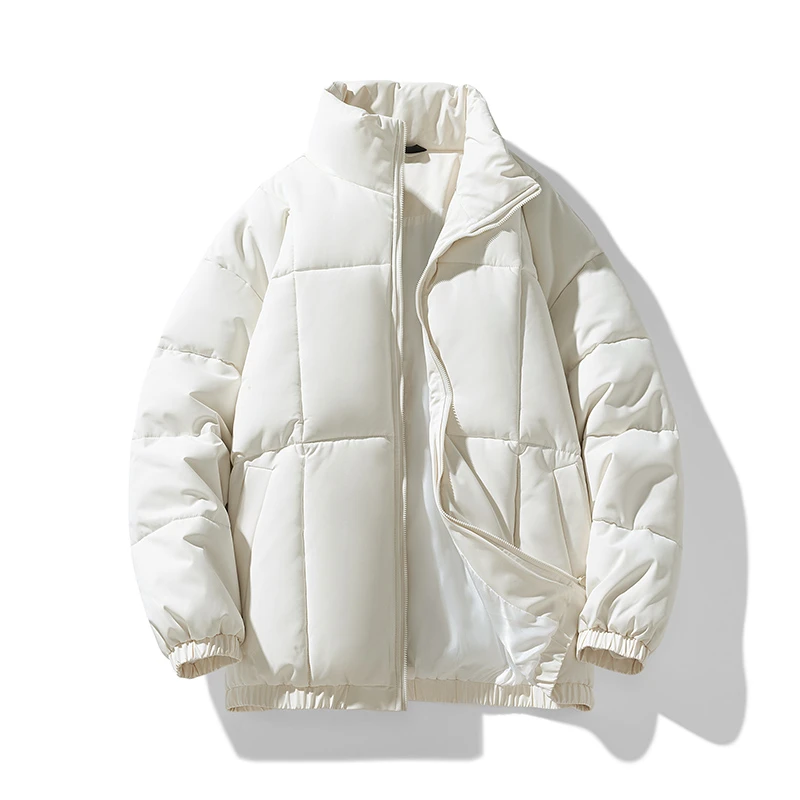 【降温必备】2024秋冬新款棉服情侣冬季立领加厚宽松保暖棉衣外套Q