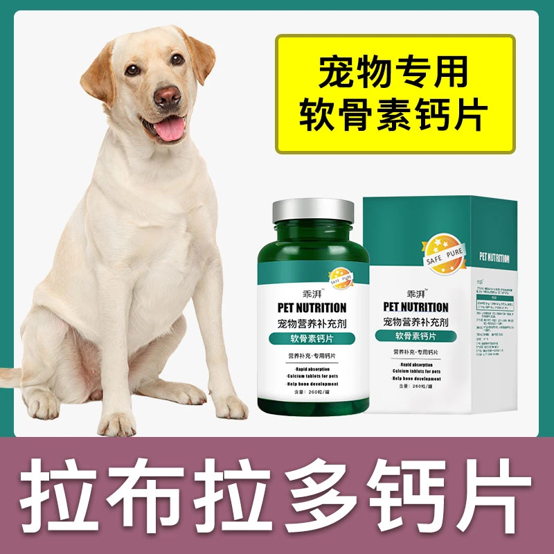 拉布拉多专用钙片狗狗宠物补钙营养大中小型犬成幼犬老年犬狗关节