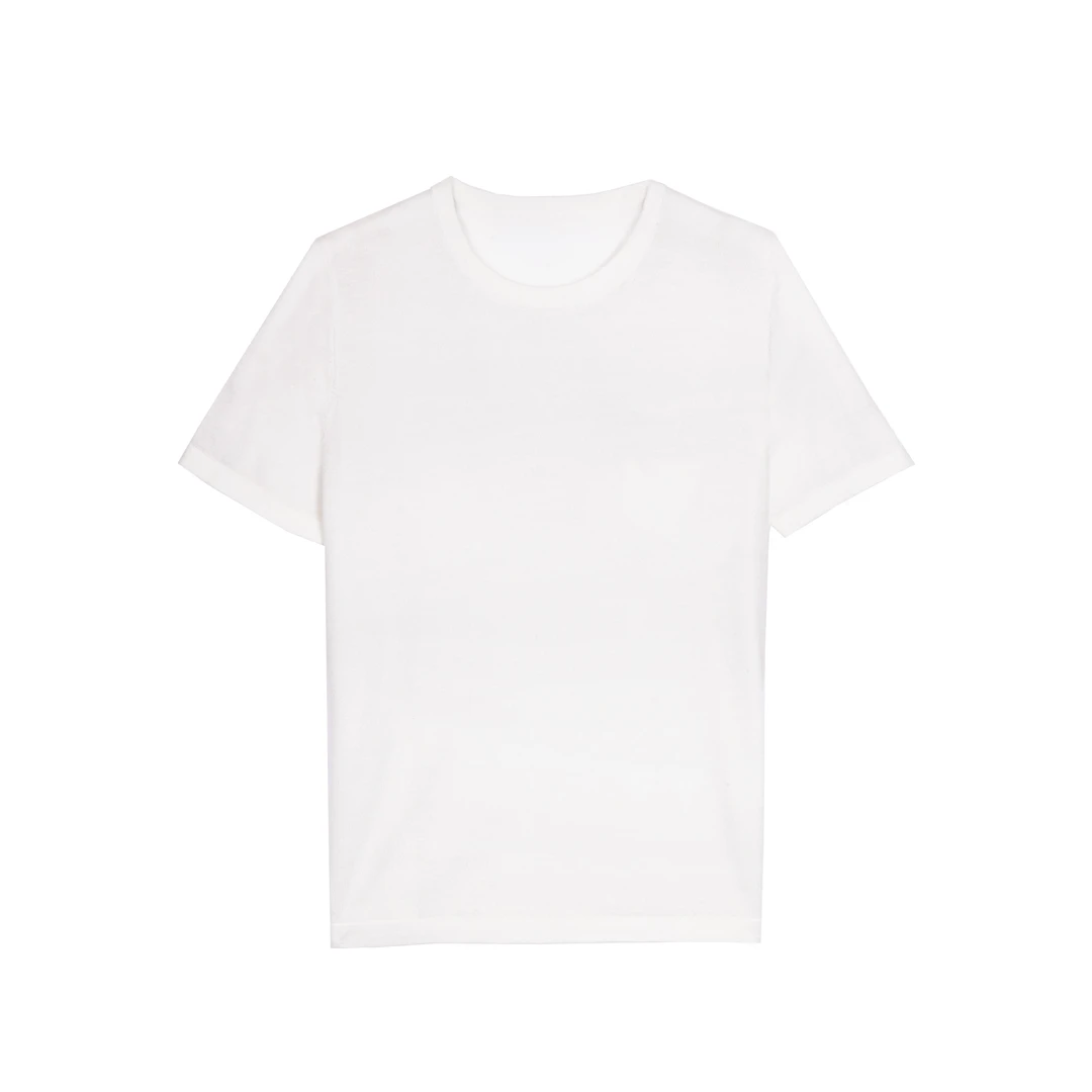 秀特 【好穿不挑人】夏季纯色圆领上衣 简约 舒服针织短袖 B23113