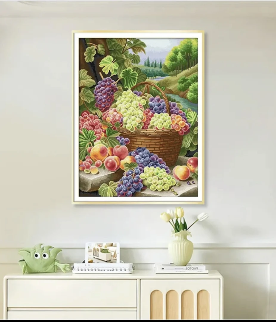 珍爱十字绣 新款硕果累累满绣94色无勾边