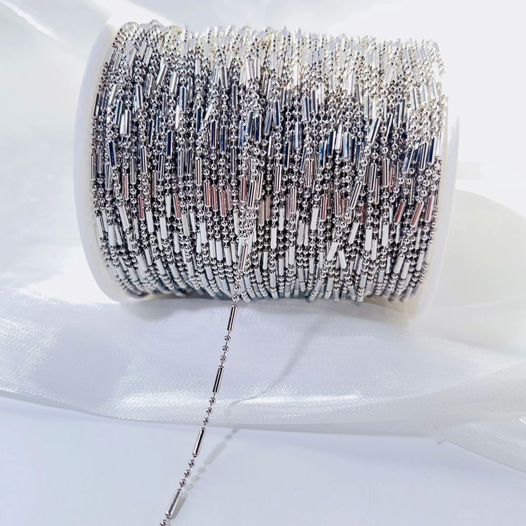 竹节链 百搭链条 高保色DIY 手工串珠