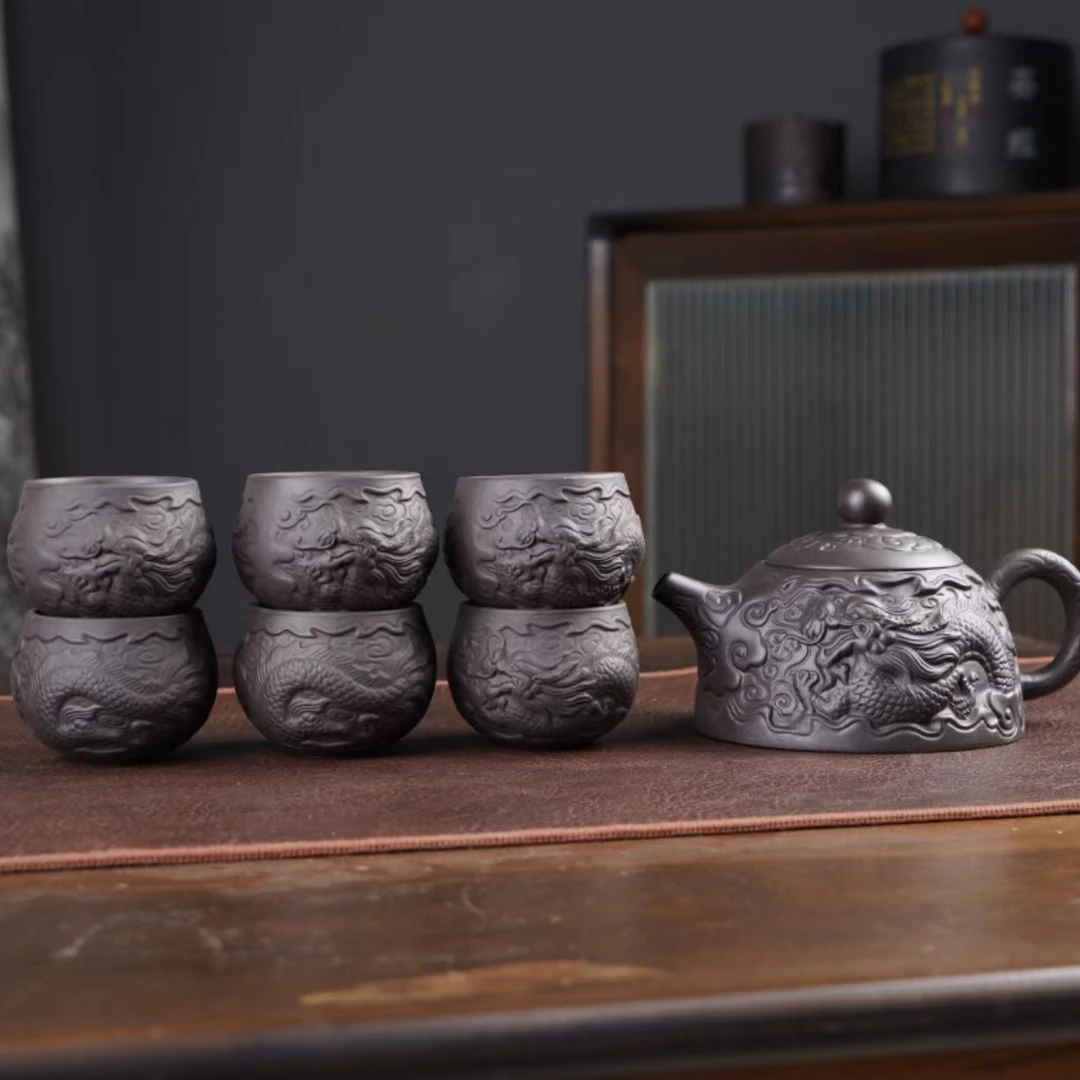 半月龙壶紫砂壶泡茶壶 单壶不带杯