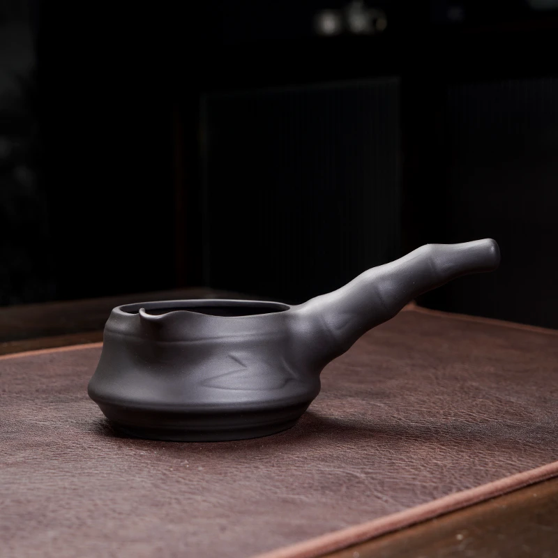 紫砂公道杯家用分茶器 紫砂竹节茶海