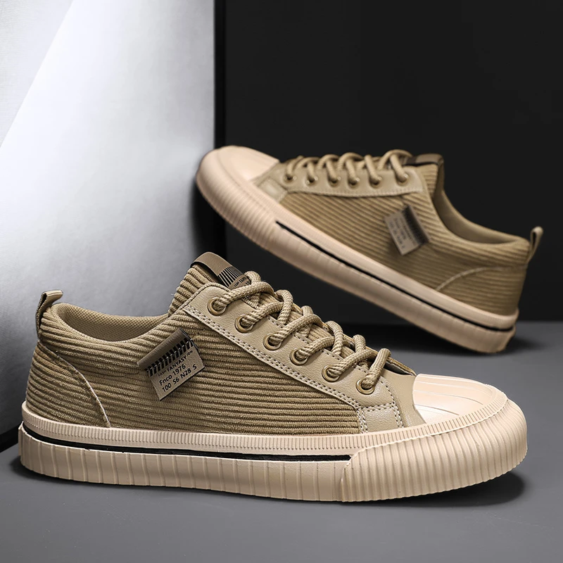 2025夏季新款男士帆布鞋时尚低帮板鞋男款低帮百搭休闲工作鞋