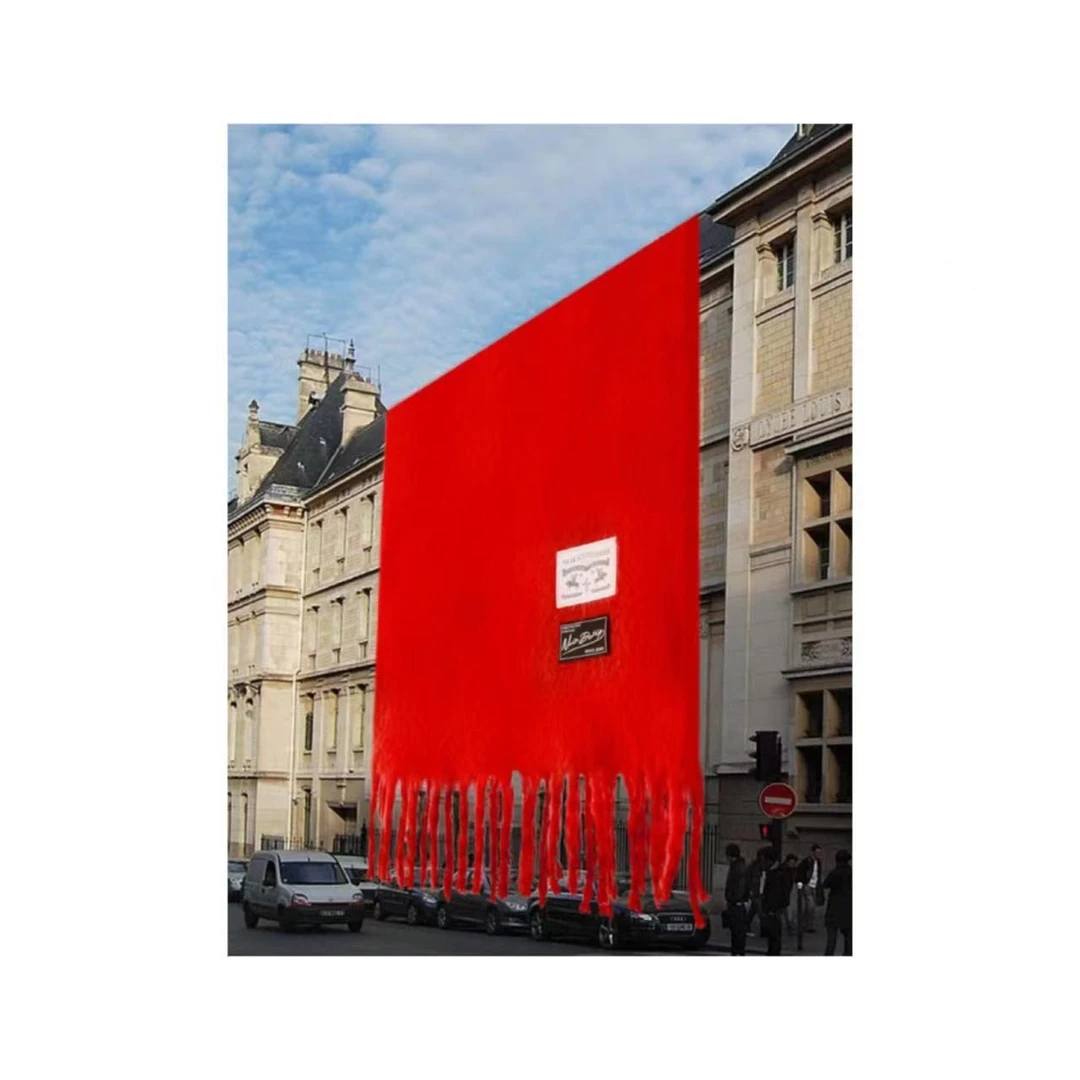 纯色粗鞭子保暖围巾7100#