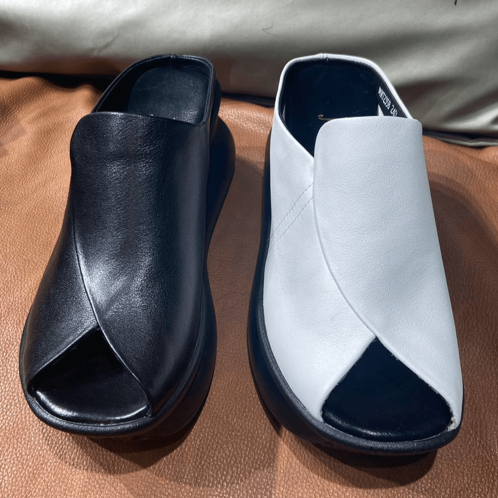 2358凉鞋休闲休闲时尚百搭厚底真皮夏季外穿拖鞋
