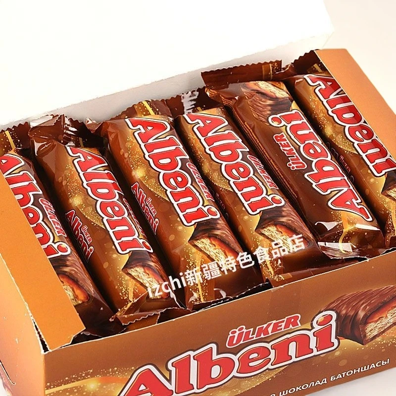 ULKER/优客香浓牛奶夹心巧克力阿乐巴尼巧克力甜蜜滋味40克