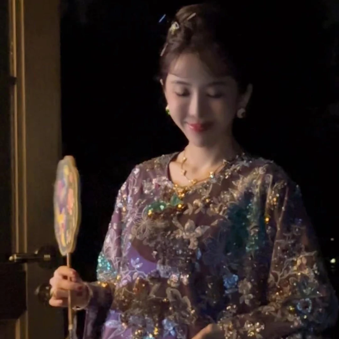 BABY ANNE【当家主母】金绿珠片绣花当家/南洋上衣/半裙-PD241018