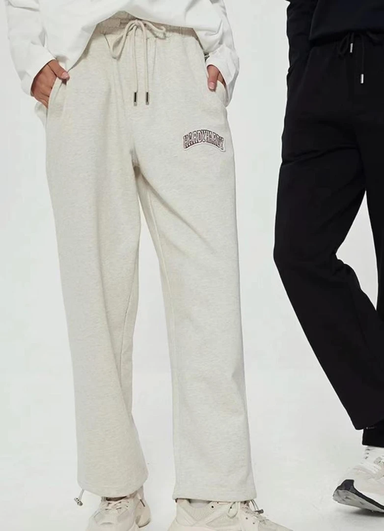 HARDY HARDY  潮牌中性夏季字母刺绣可束脚休闲裤 KP342