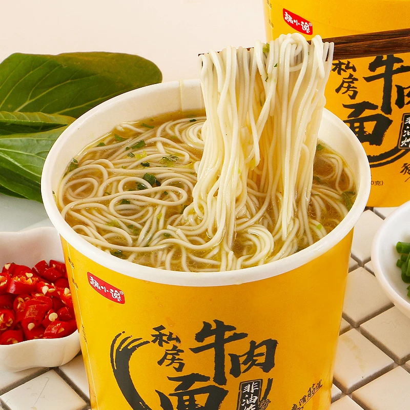 私房牛肉面125g*1/12桶装非油炸面饼冲泡即食宿舍方便面食