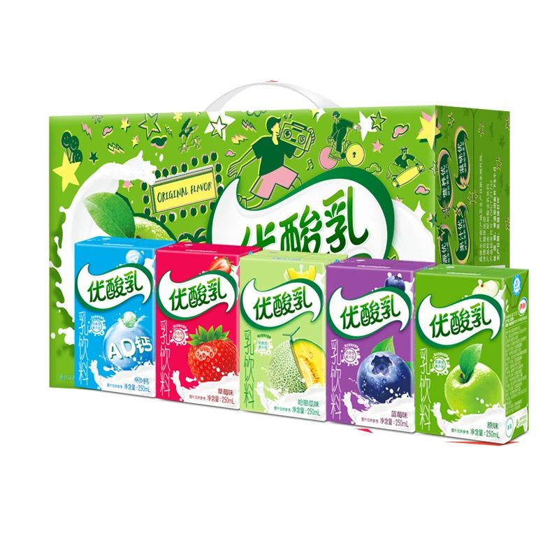 【散装】【喝到五月份到期】伊利优酸乳混装口味250ml*12盒乳饮料