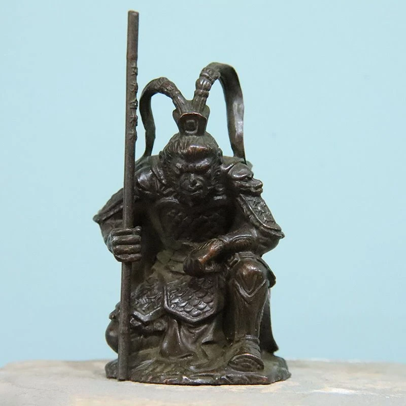 铜器工艺品齐天大圣摆件斗战佛孙悟空铜猴子家居祈福摆饰小礼品