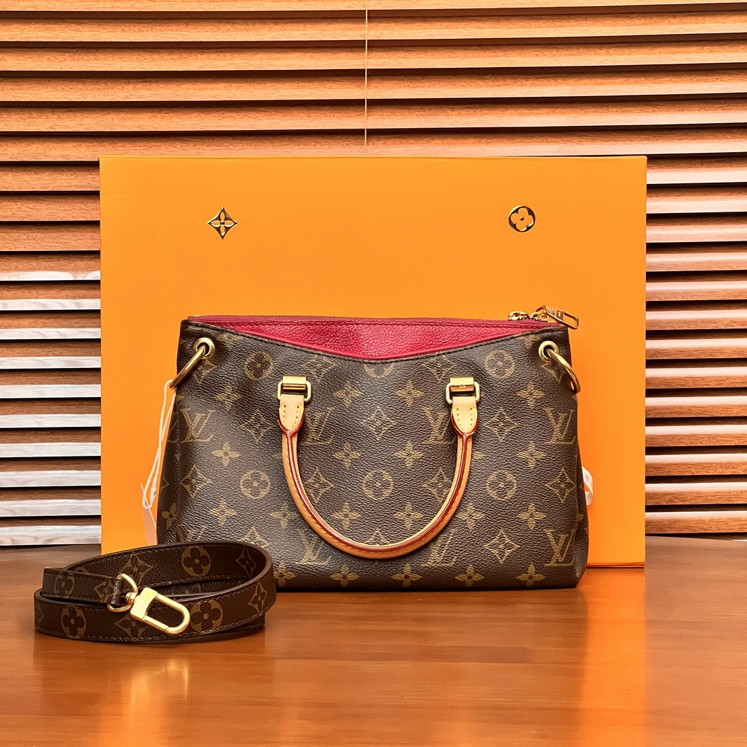 95新 LouisVuitton/路易威登 拼色传奇手提托特包/云海优选/53231