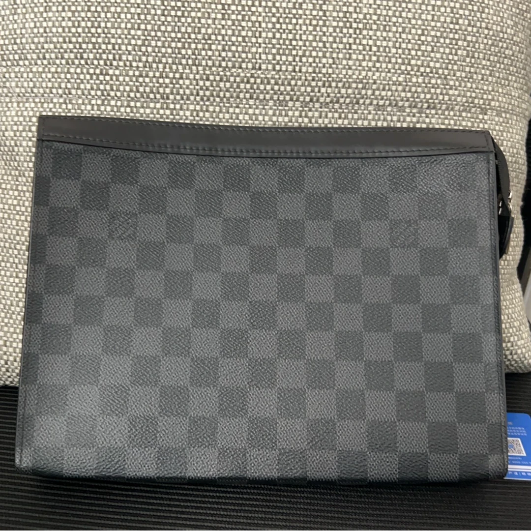 95新 LV 97新洗漱棋盘格手拿包/优尔严选/50235