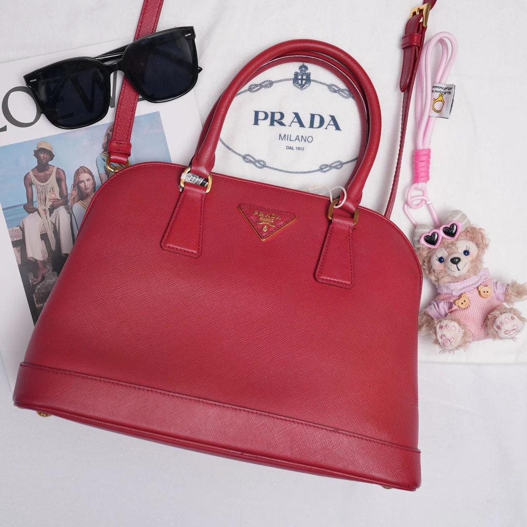 95新 Prada/普拉达 手提贝壳包/优尔严选/54745