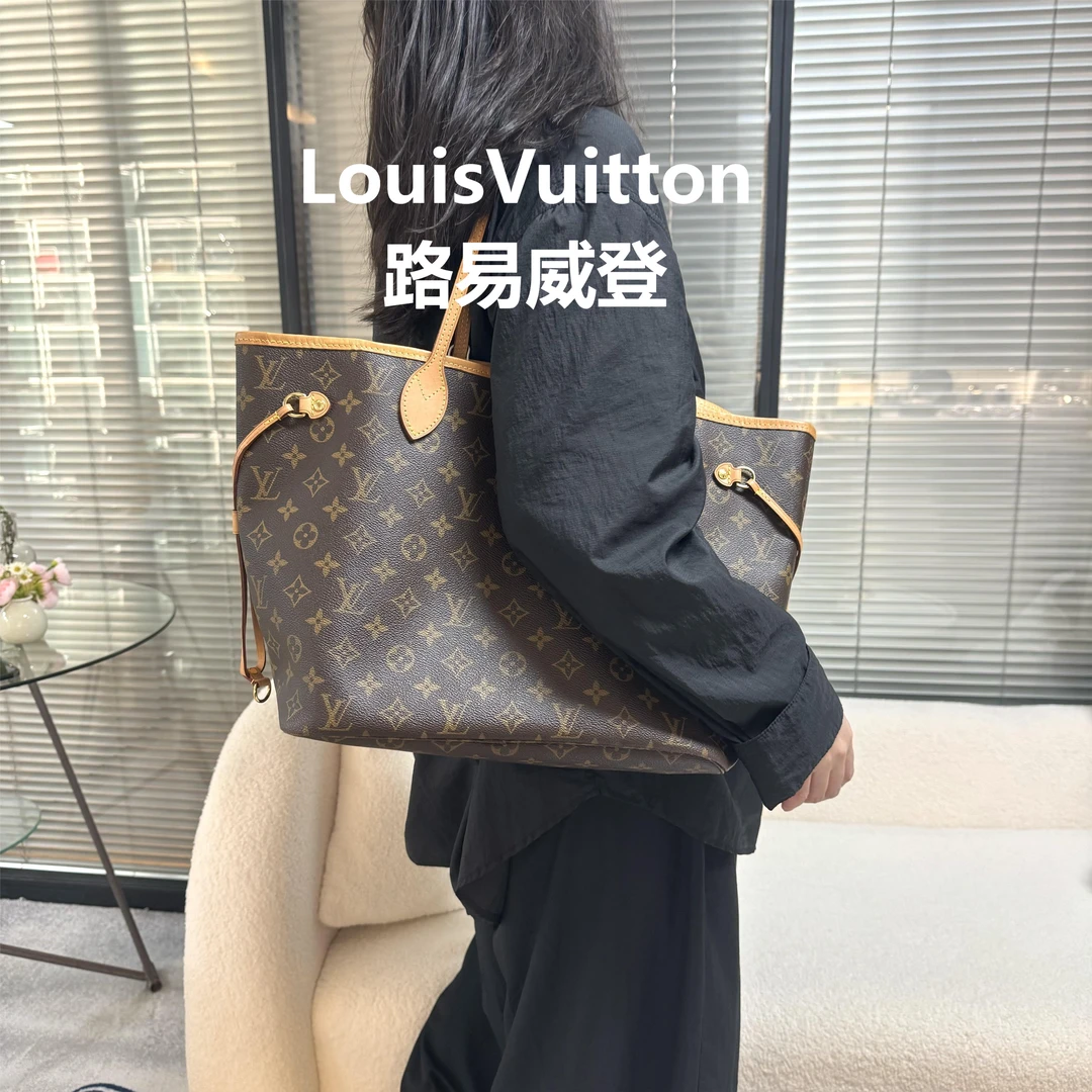 95新 LouisVuitton/路易威登 老花NF中号米内/甜甜优选/69201