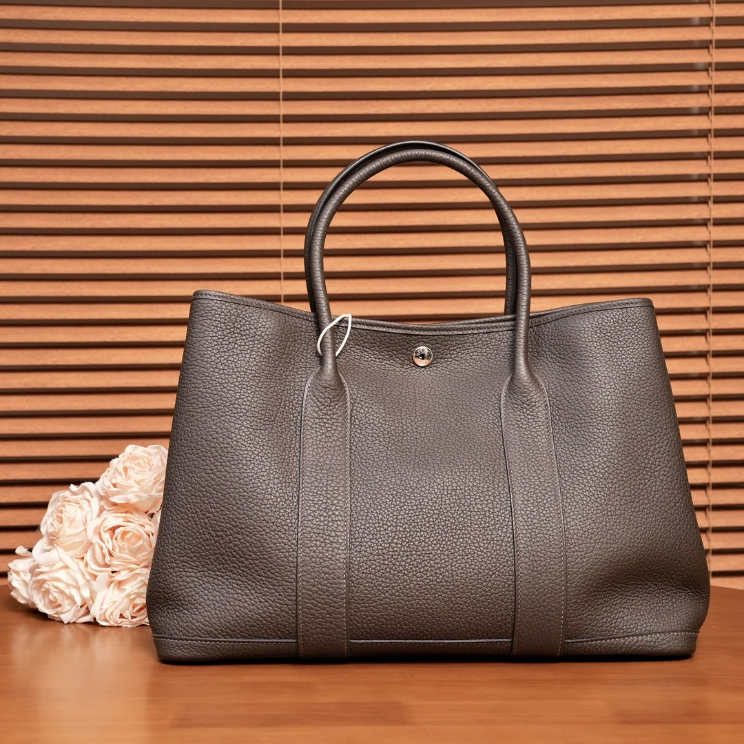 95新 Hermes/爱马仕 灰色花园包/云海优选/50697