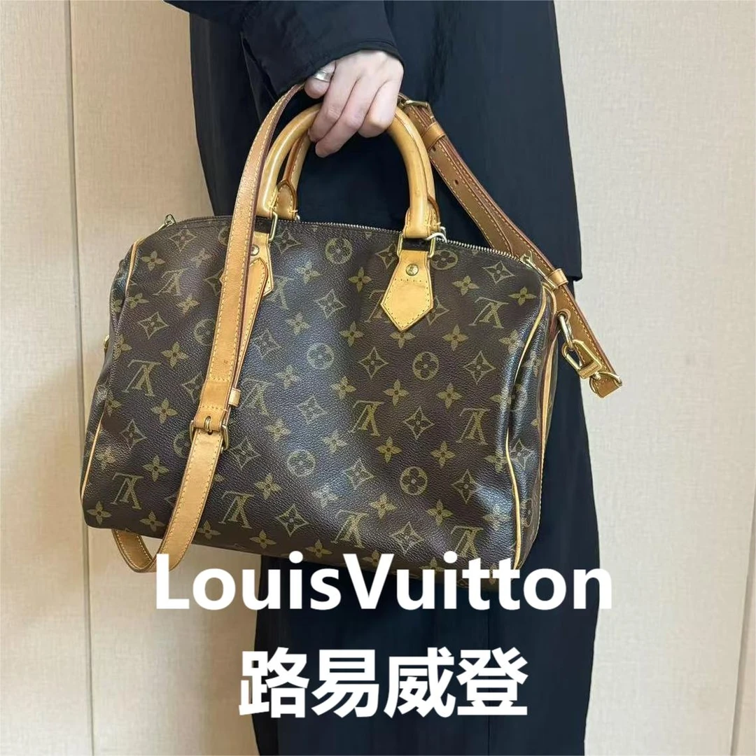 95新 LouisVuitton/路易威登 老花sp30波士顿肩带款/甜甜优选