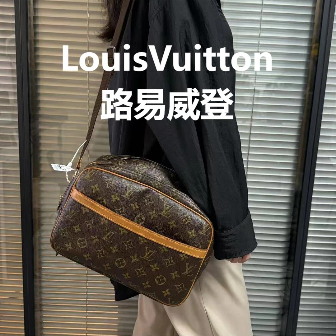 95新 LouisVuitton/路易威登 老花大号相机包/甜甜优选/66147