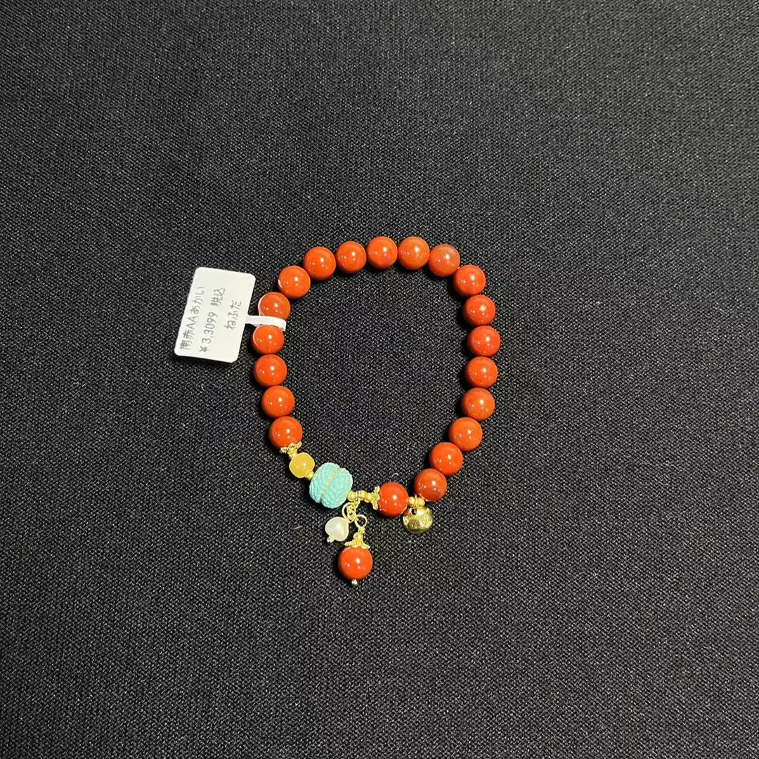 A170时尚南红手串单圈