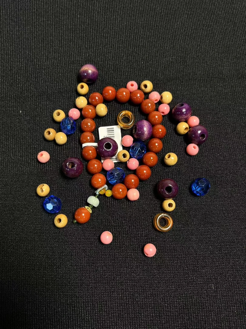 A160红色DIY手串配件