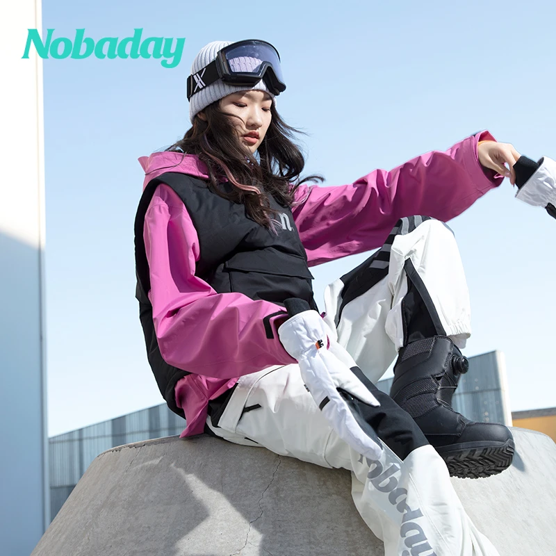 NOBADAY SUMMER秋冬滑雪服防水马甲面包坎肩防风保暖25101