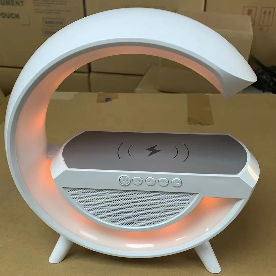 网红同款大G蓝牙音乐箱无线充电炫彩氛围灯便携小音乐盒