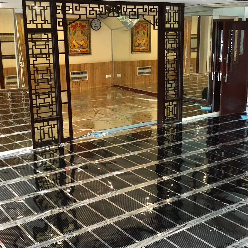 韩国碳晶电暖炕石墨烯电热膜家用电炕垫瑜伽馆电地暖碳纤维汗蒸垫