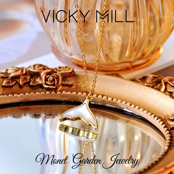 铜合金项链 1010法【人鱼之恋】VICKY mill 维可蜜儿 简约优雅项链