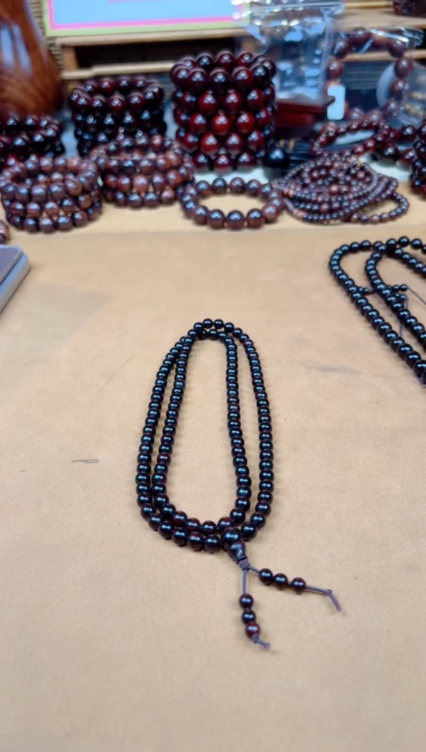 【闪购商品】小叶紫檀手串/手链08x108印度小叶紫檀