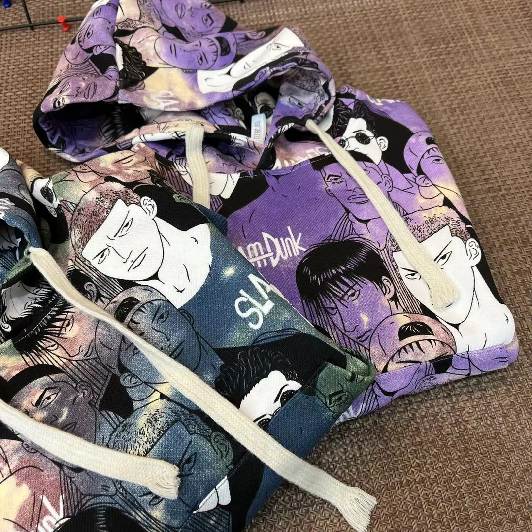 街头潮酷连帽儿童春季新款印花卫衣长袖男童时尚休闲百搭儿童M108