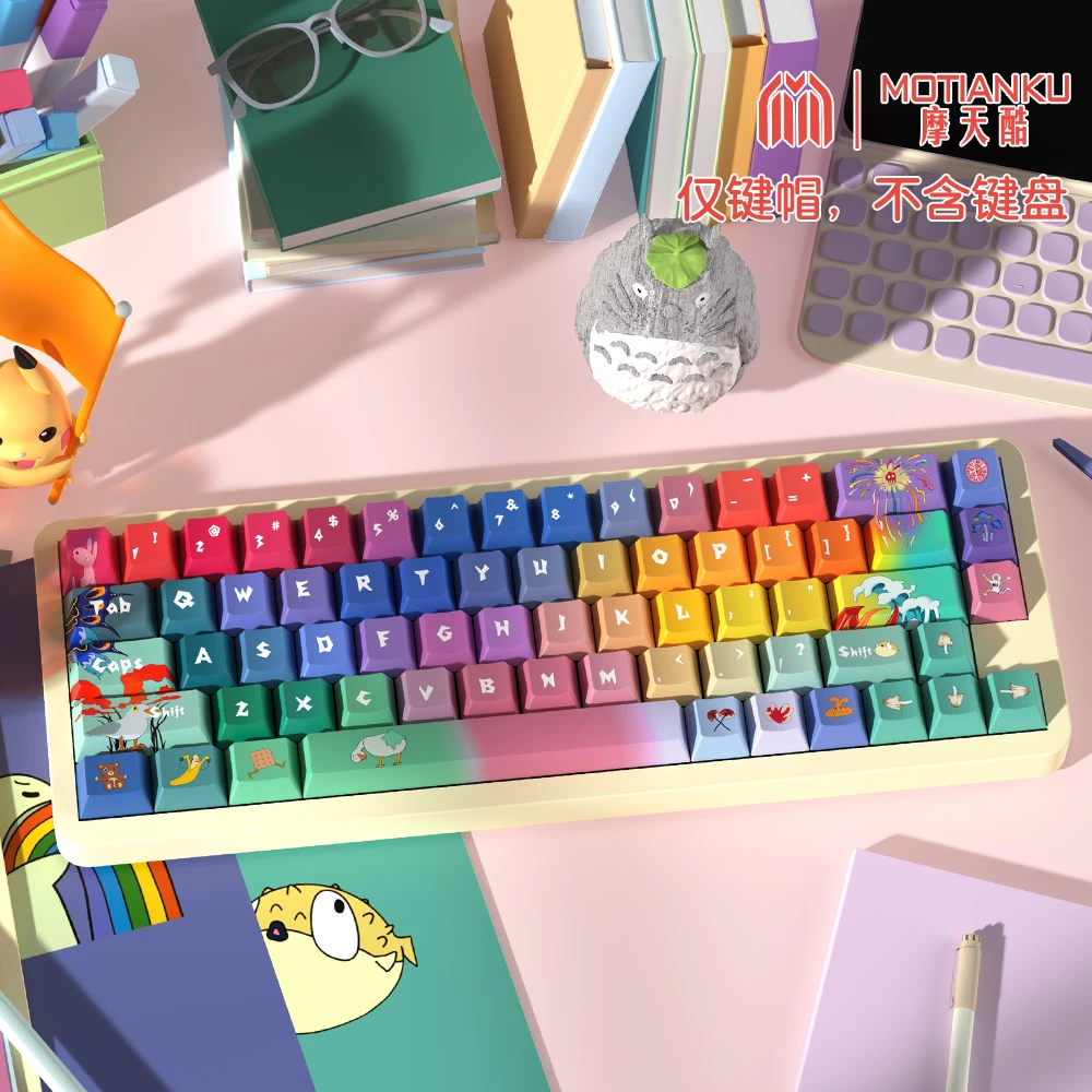 摩天酷 怪诞幻想 原创主题键帽 原厂高度 五面热升华炫彩键盘帽