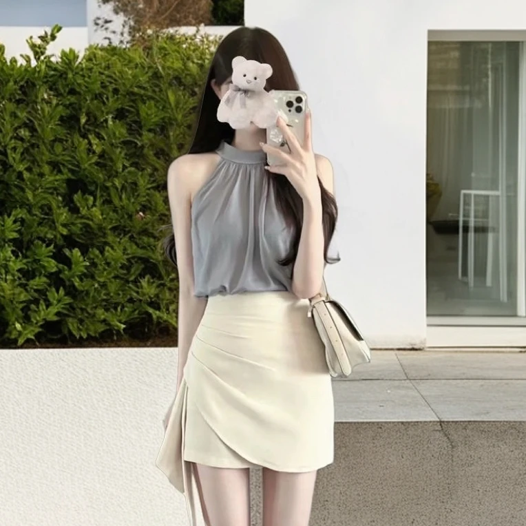 显瘦半身裙女款爆款2024新款夏季小个子高腰短裙百搭裙子洋气半裙