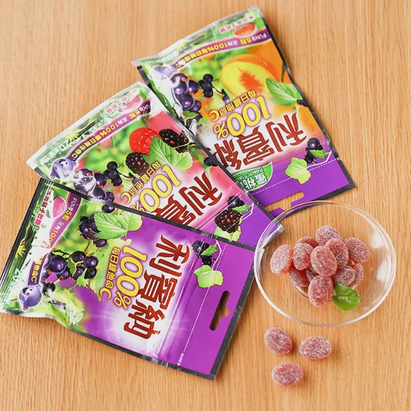 港版Ribena 利宾纳软糖 黑加仑子软糖蜜桃味杂莓味 20粒 网红零食