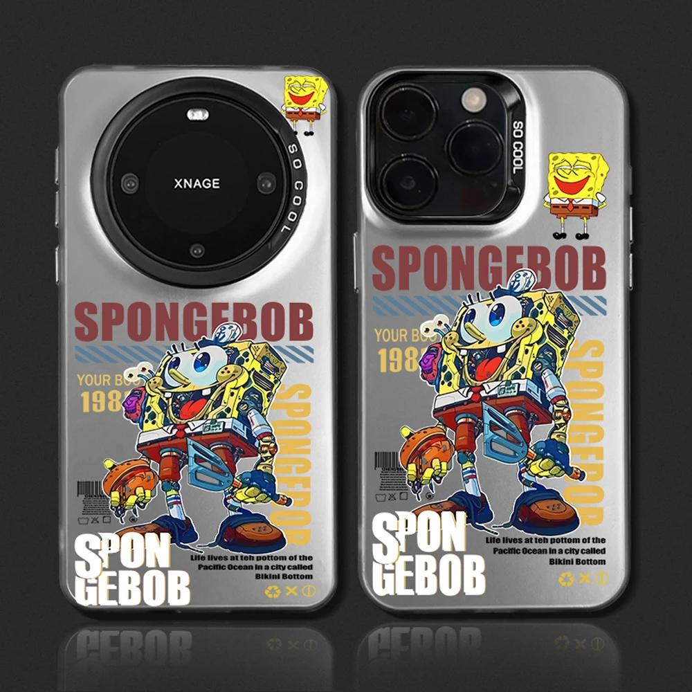 机器海绵宝宝手机壳苹果/一加/华为/小米/OPPO/红米/荣耀/VIVO/