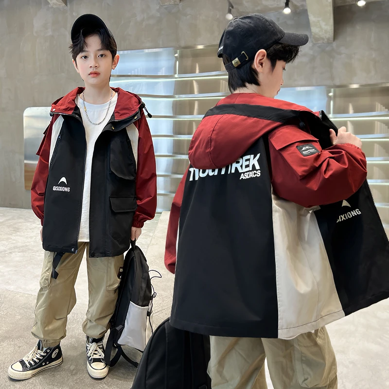 男童春装休闲外套新款春季洋气酷帅春秋款炸街潮【MD】AF017