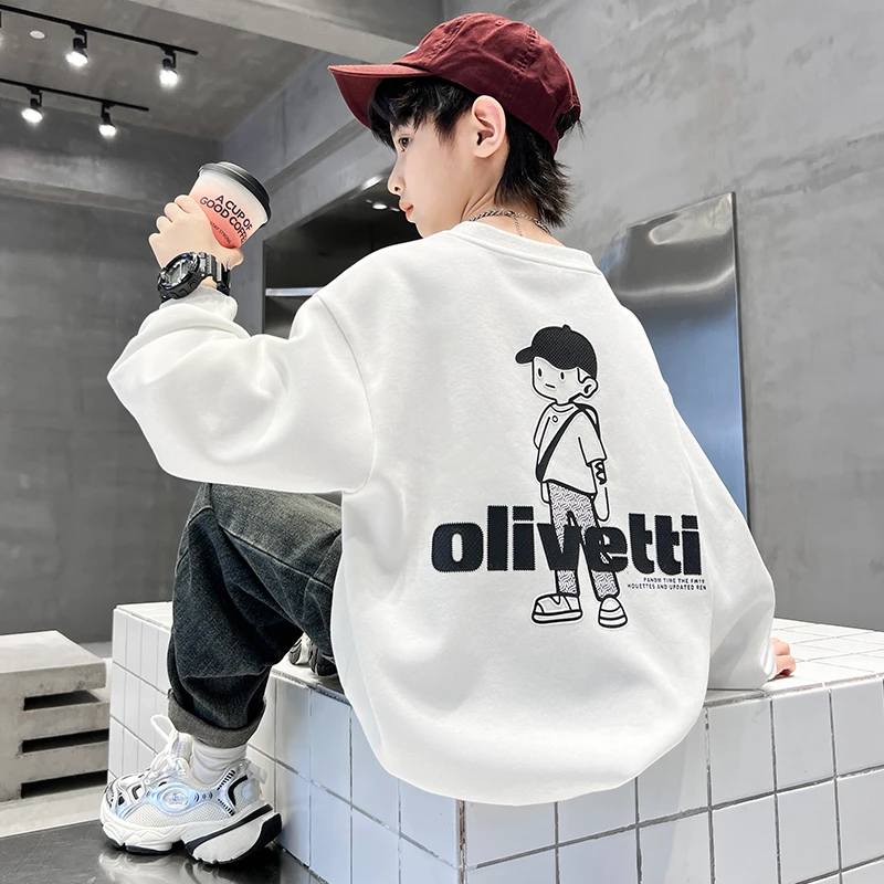 男童秋款卫衣2025新款上衣中大儿童时髦痞帅潮【MD】AF186