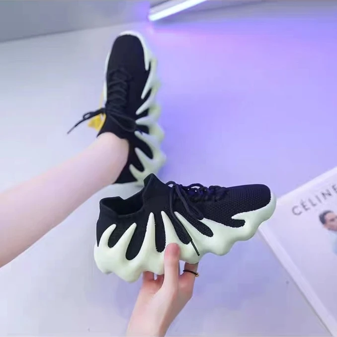 450情侣款减震椰子鞋女2024夏季健身透气薄款八爪鱼跑步运动女鞋