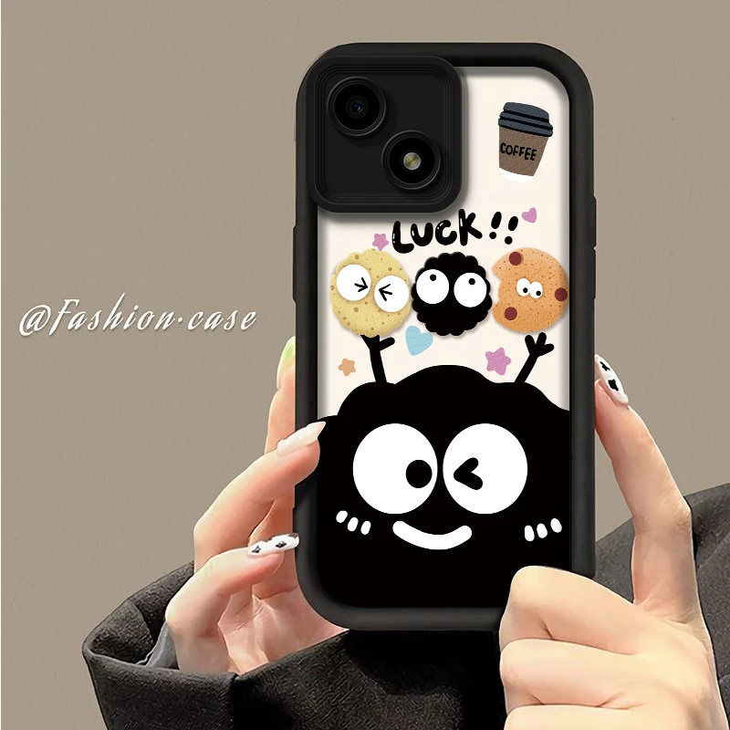 壳玛仕咖啡煤球适用荣耀畅玩30PLUS手机壳20卡通Honor 畅玩40软壳