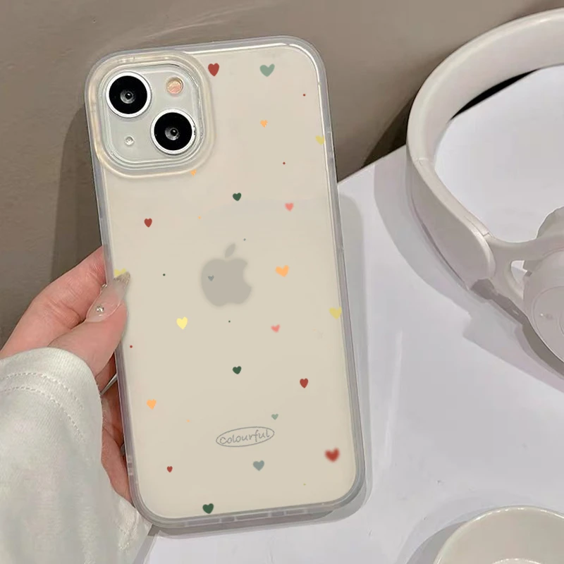 壳玛仕简约爱心i适用Phone15/14promax磨砂手机壳苹果13/12软11新