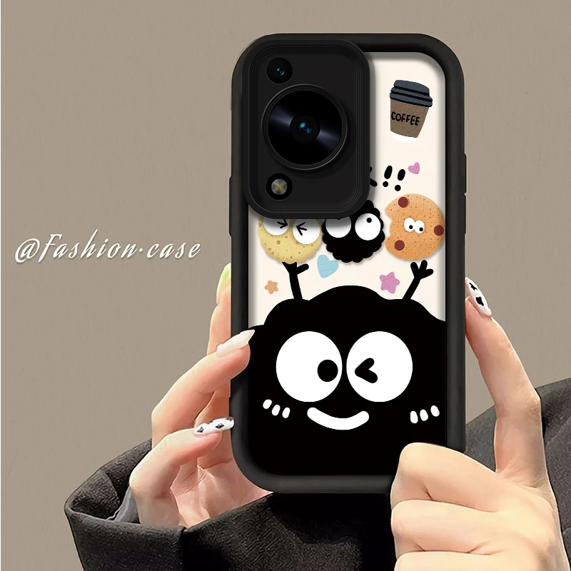 壳玛仕咖啡煤球适用华为畅享70PRO手机壳60新款畅享70创意60x软壳