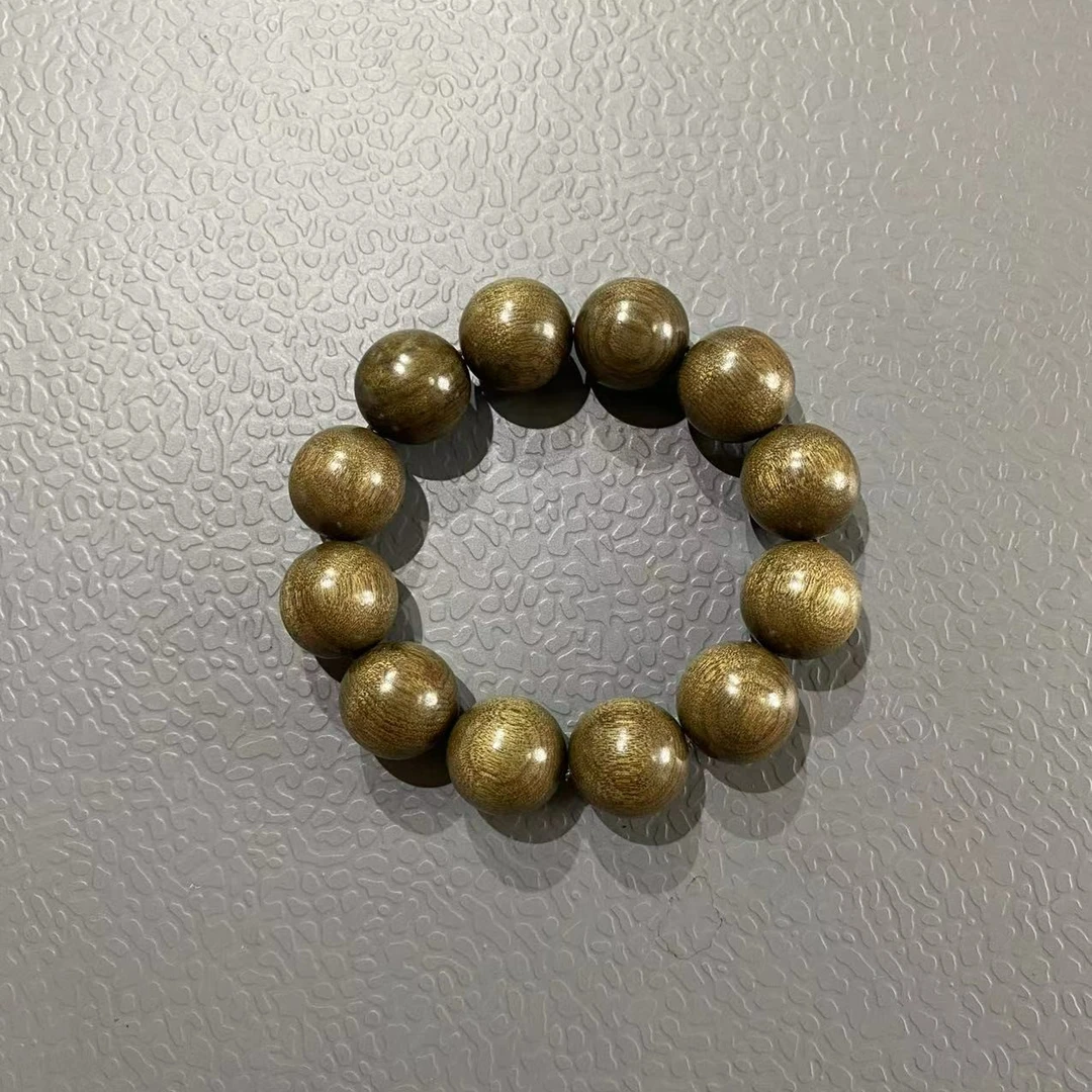 金丝楠木小叶桢楠阴沉绿手串2.0